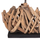 Lampë tavoline Twiggy HM4424, drejtkëndore, 35.5x15x47cm, kapak i bardhë