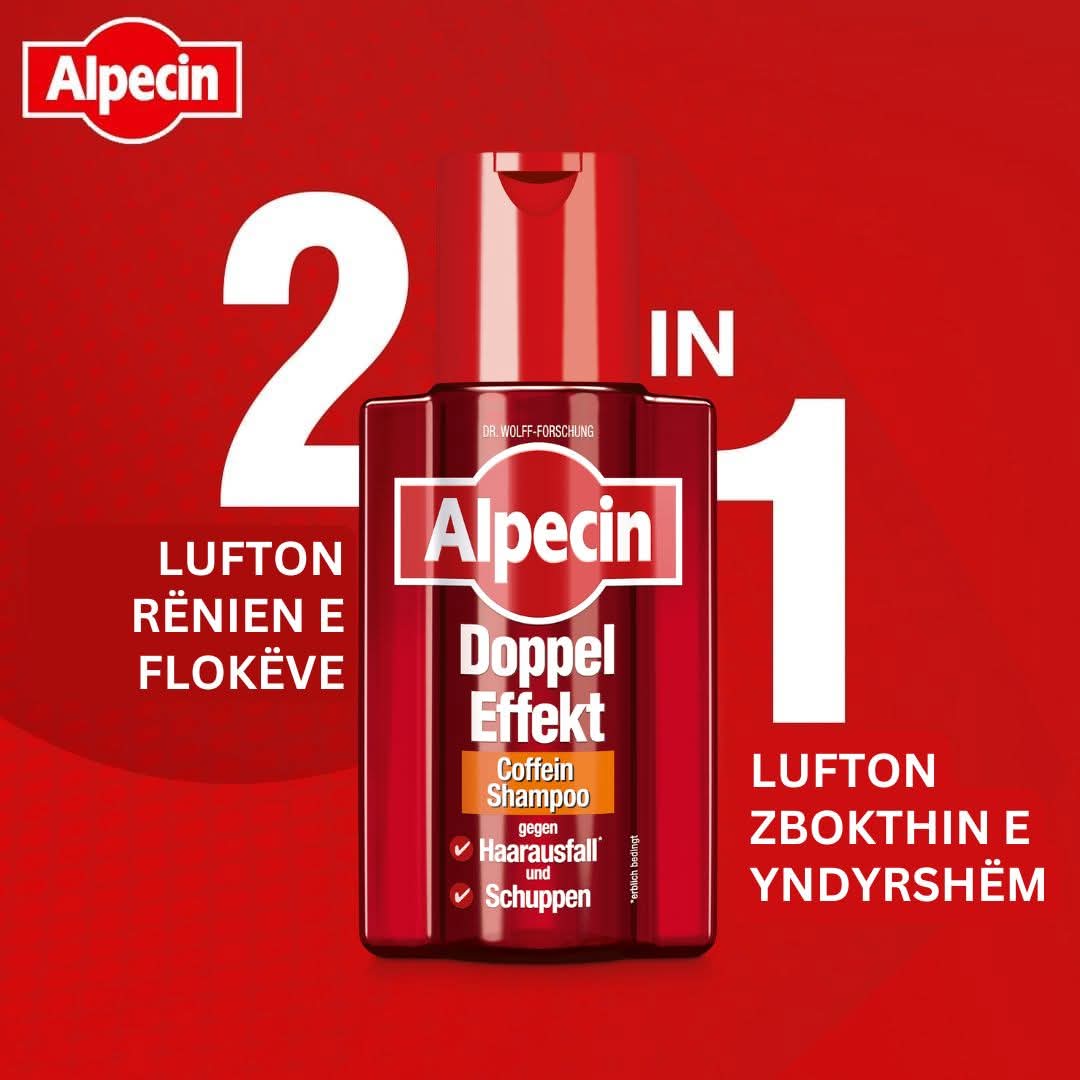 Alpecin Double Effect, 200ml  Efekt të dyfishtë 2