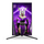 Monitor gaming AOC AG274QXM, 27", QHD 2560 x 1440, 170 Hz, i zi me të kuqe
