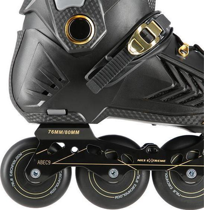 Patina inline Nils Extreme NA20002 Slalom, ABEC9, nr. 37, e zezë