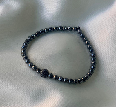 Byzylyk Dar Natural Shine Hematite, i zi