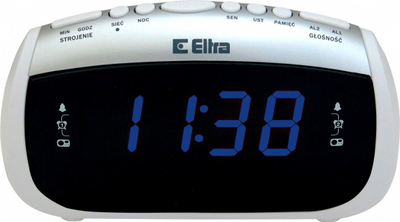 Eltra ZOSIA 312PLL Радио Часовник, Бел
