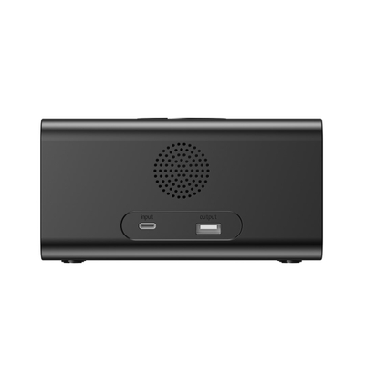 Karikues wireless Havit W3041, 15W, ekran LED me alarm, i zi