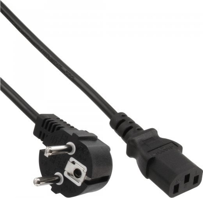 Kabllo rryme InLine, set me 25 copë, me prizë të këndshme C13, e zezë