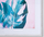 Pikturë muri me kornizë AGENA Floral Motif, 60 x 80 cm, me lule bimore, blu