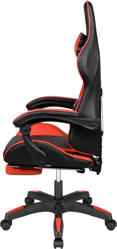 Karrige gaming Krüger&amp;Matz GX-150, deri 150kg, ergonomike, e zezë e kuqe