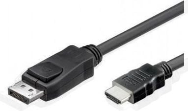 Видео адаптер кабел Techly ICOC-DSP-H-010, DisplayPort во HDMI, 1m, црн