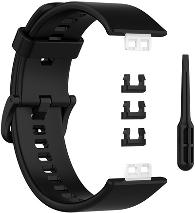 Rrip dore 4wrist, për Huawei Watch FIT, FIT SE, FIT New, i zi