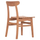 Karrige e jashtme HomeMarkt Robbie HM18115, dru teak, 48x51x82cm, ngjyrë natyrale