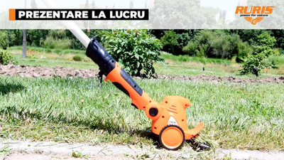 Gërshërë bari me teleskop Ruris F455, shumëfunksionale, portokalli