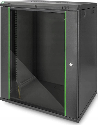 Kabinet rrjeti Digitus DN-19 16U EC, montim në mur, 450mm, i zi