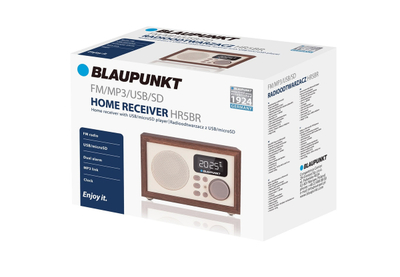 Radio Shtëpiake me Bluetooth, MP3, USB, SD dhe Dy Alarme BLAUPUNKT HR5BR