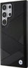 Mbështjellës BMW me lëkurë Crossing Lines Hardcase për Galaxy S24 Ultra, i fortë, i zi