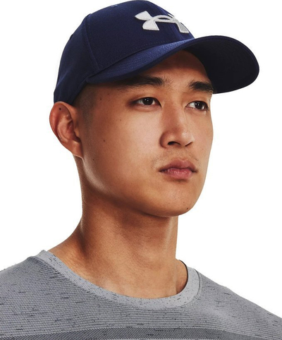 Kapelë Under Armour Blitzing Strapback, sportive, blu e errët