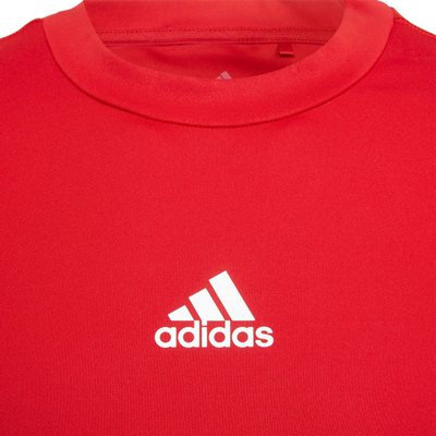 Bluzë termike për fëmijë adidas Techfit Compression Jr H23154, me mëngë të gjata, material kompresues, e zezë