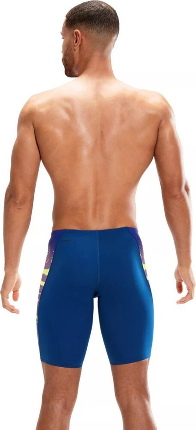 Kostum noti për burra Speedo Club Training V-Cut Jammer, ECO Endurance+, blu me vjollcë