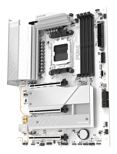 Pllakë amë Sapphire PURE B850A WIFI, ATX, DDR5, e zezë