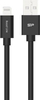 Kabllo Lightning Silicon Power Boost Link PVC LK15AL, 1m, USB, e zezë