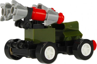 Set blloqesh ndërtimi Alleblox AB3019, 32 copë, me temë ushtarake