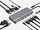Hub USB Canyon DS-16 13in1, 4K, PD 100W, gri