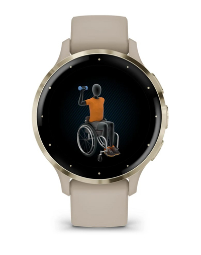 Ora smartwatch Garmin Venu 3S, AMOLED, 5 ATM, gri