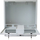 Kabinet sigurie për PC TECHLY, për monitor 22", me çelës, gri