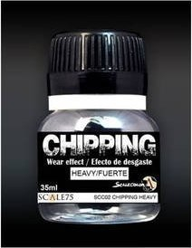 Lëng efekt plasaritje Scale75 Chipping Heavy, 35ml, transparent