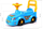 Makinë lodër shtytëse Technok Ride On Car 2483, me borie, deri 20kg, blu