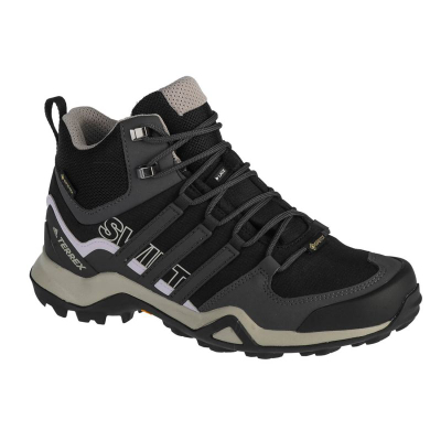 Këpucë trekking Adidas Terrex Swift R2 Mid GTX W, me membranë që nuk e kap uji, për gra