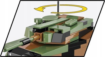 Lodër me blloqe Cobi K2 Black Panther, 160 copa, shkallë 1:72