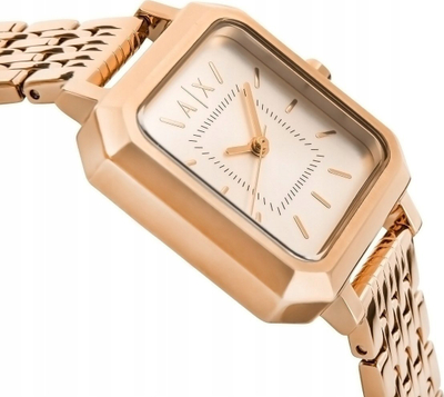Сет часовник и алка Armani Exchange AX7164SET, 27mm, сребрена боја