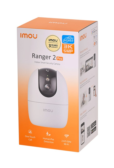Kamerë sigurie Imou Ranger 2 Pro, 5MP, Wi‑Fi, e bardhë