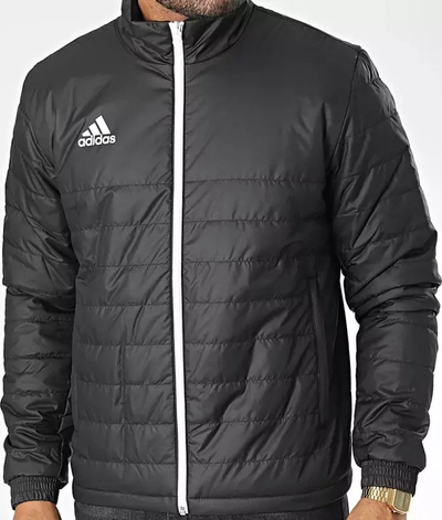 Xhaketë stërvitje Adidas Entrada 22 M IB6070, poliestër, me zinxhir, e zezë