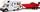 Set lodër LEAN Sport Camper 7536, anije motorike me fërkim, 1:48, e kuqe