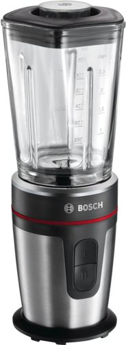 Blender tryeze Bosch MMBM7G3M, 0.6L, 350W, çelik inox argjendtë me të zi