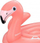 Flamingo notues për kalamaj Bestway, me doreza, rozë
