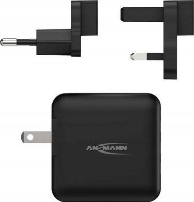 Karikues udhëtimi Ansmann TC315, 15W, 3x USB A, i zi