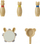 Set lodrash Sylvanian Families, dhomë lojërash për fëmijë, me figura lepuri dhe pande