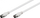 Kabllo SAT Wentronic Goobay 50748, F-Quick në F-Quick, 2.5 m, e bardhë