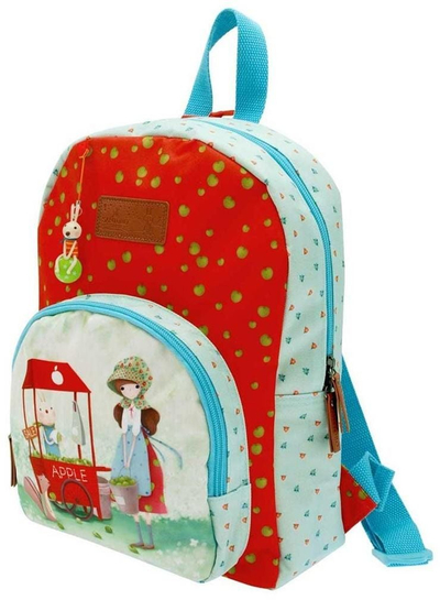 Çantë shpine Santoro Small Backpack An Apple a Day, e vogël, shumëngjyrëshe