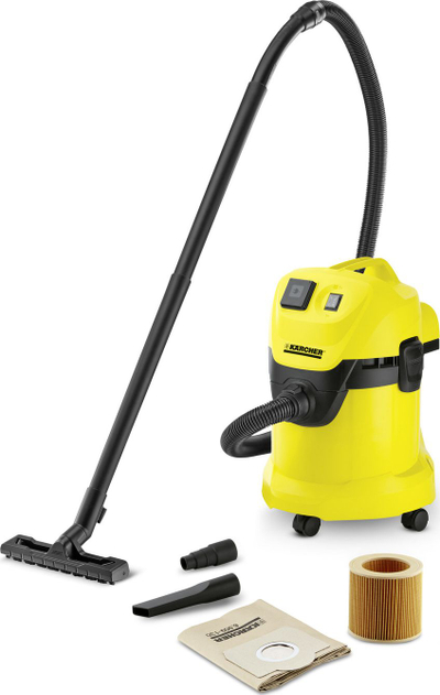 Fshesë Karcher WD3 P (1.629-882.0), 1000W, e verdhë/zezë
