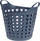 Shportë rrobash plastike Flexi, 26 L, e butë, blu e errët