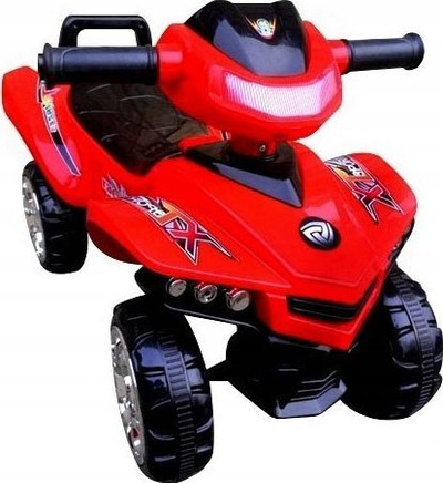 Motor lodër ride on J5 Quad, me drita, me borí, i kuq