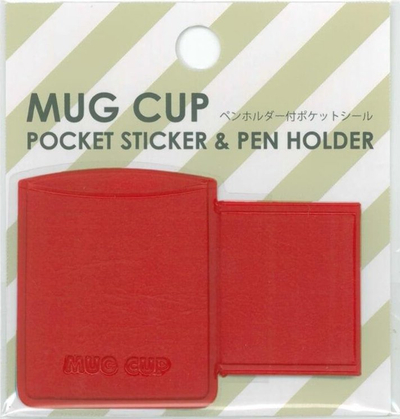 Држач за пенкало GSI Mug Cup S, за маса, црвен