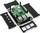 Kuti akrilike PiHut TPH-001 me ventilator 5V për Raspberry Pi, e zezë