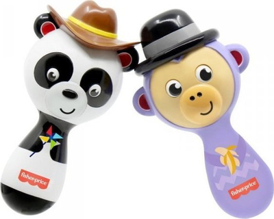 Marakë lodër Jazwares Fisher Price 22280, set 2 copë, muzikore, shumëngjyrëshe