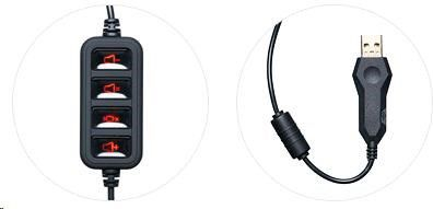 Kufje gaming Connect IT Battle GH1000, USB, me mikrofon, të zeza