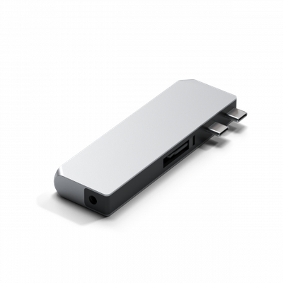 Përshtatës Satechi Aluminium Pro Hub Mini, i argjendtë