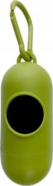 Mbajtëse për qese të jashtëqitjes së qenit Round Dog 6, rrethore, jeshile