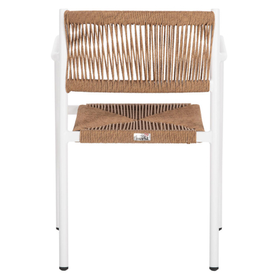Karrige Ster prej alumini 55,5x53x78Hcm (HM5786.11), bardhë/ bezhë